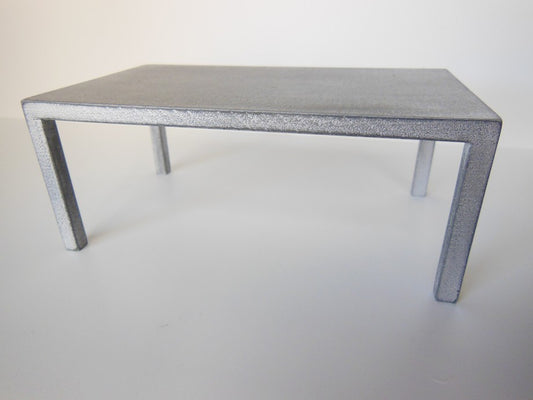 Burnished Metal Parsons Dining Table