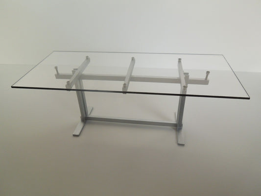 Trellis Dining Table in Silver
