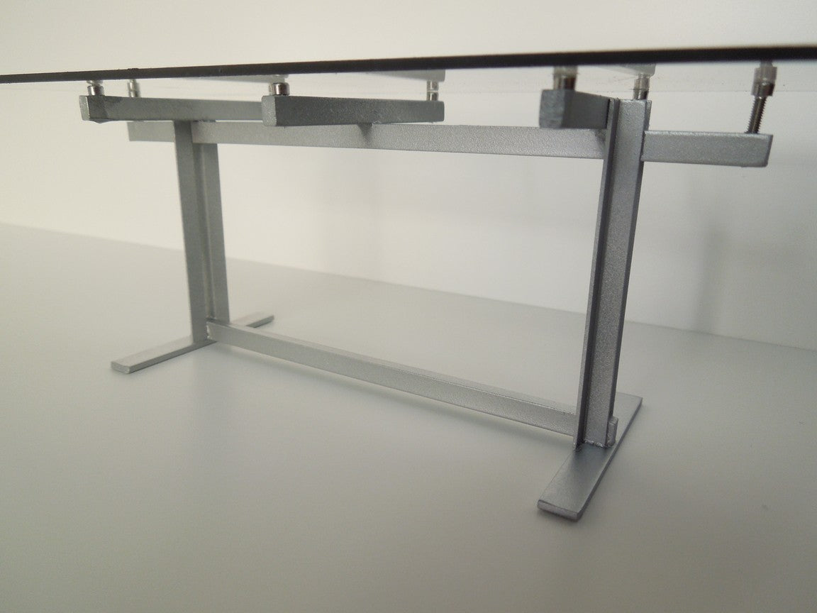 Trellis Dining Table in Silver