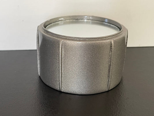 Flare Accent End or Coffee Table in Silver Finish