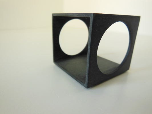 Spatial Side Table in Black Steel Finish