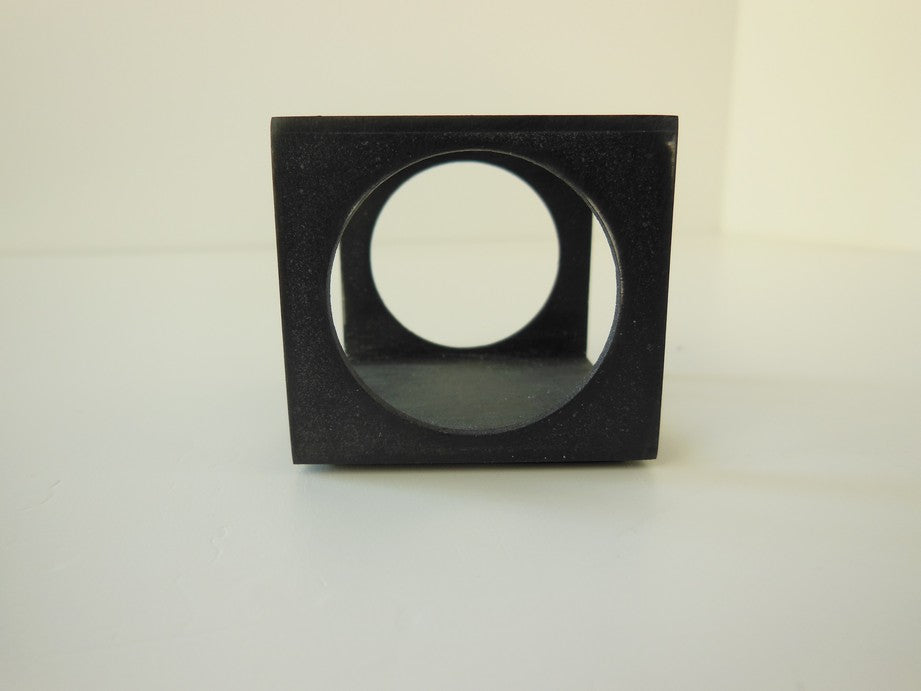 Spatial Side Table in Black Steel Finish