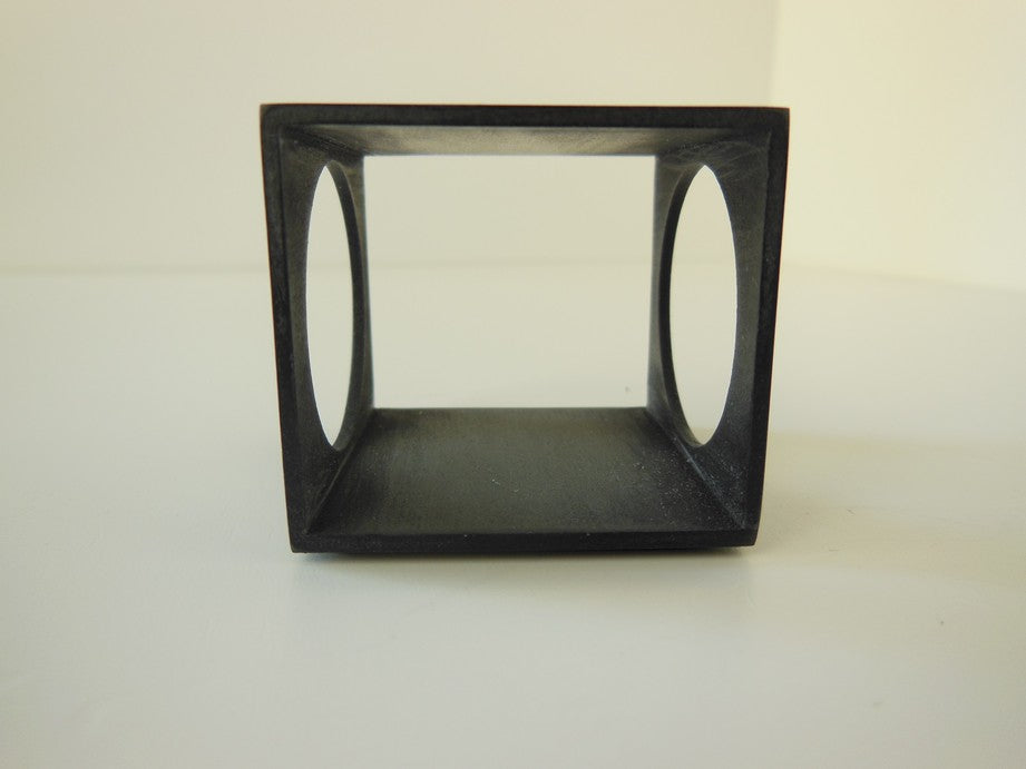 Spatial Side Table in Black Steel Finish
