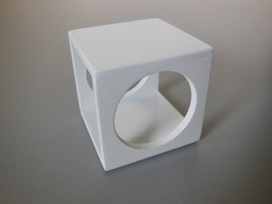 Spatial Side Table in White
