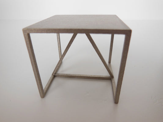 Strut Side Table in Champagne