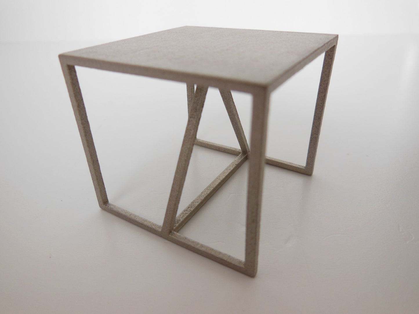 Strut Side Table in Champagne