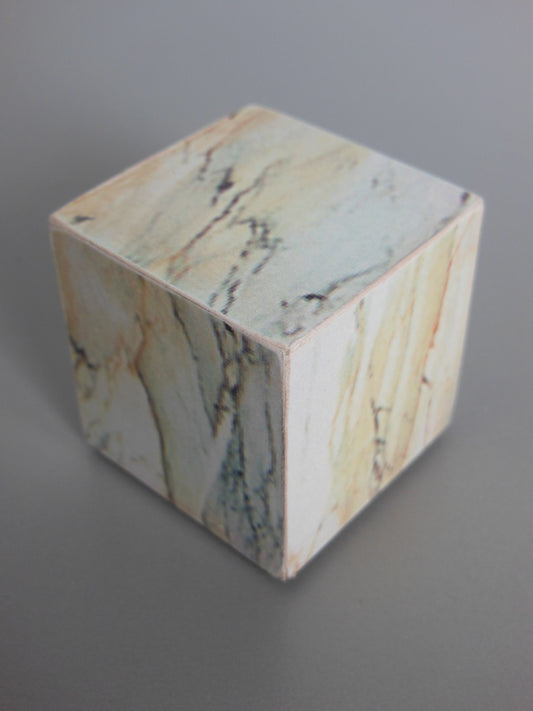 Marble Square Cube Table