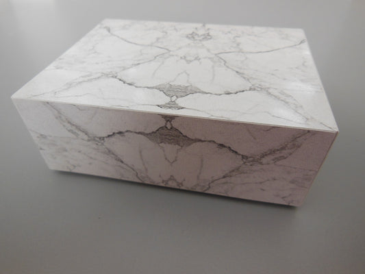 Marble Rectangle Pedestal Coffee Table
