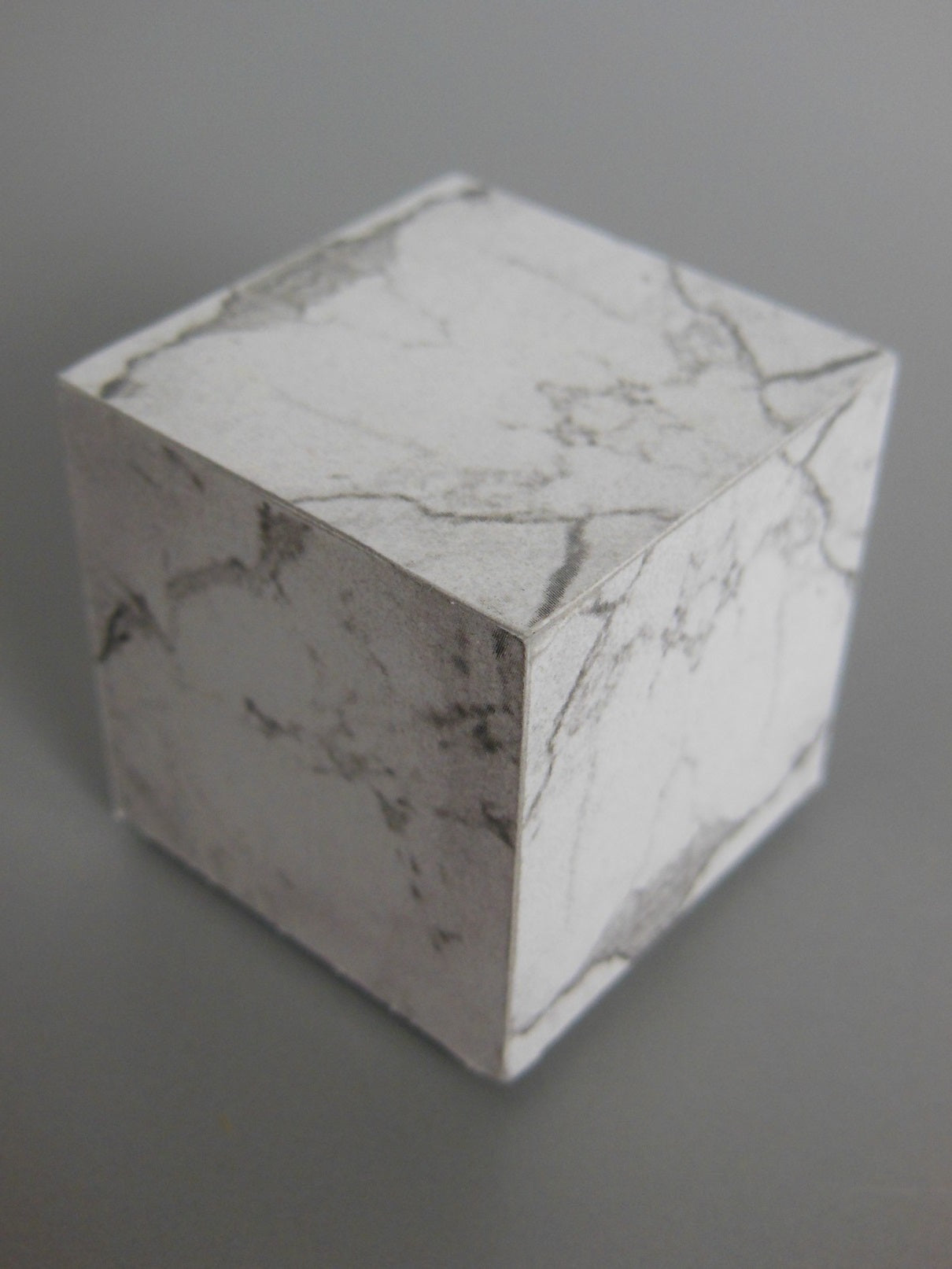 Marble Square Cube Table
