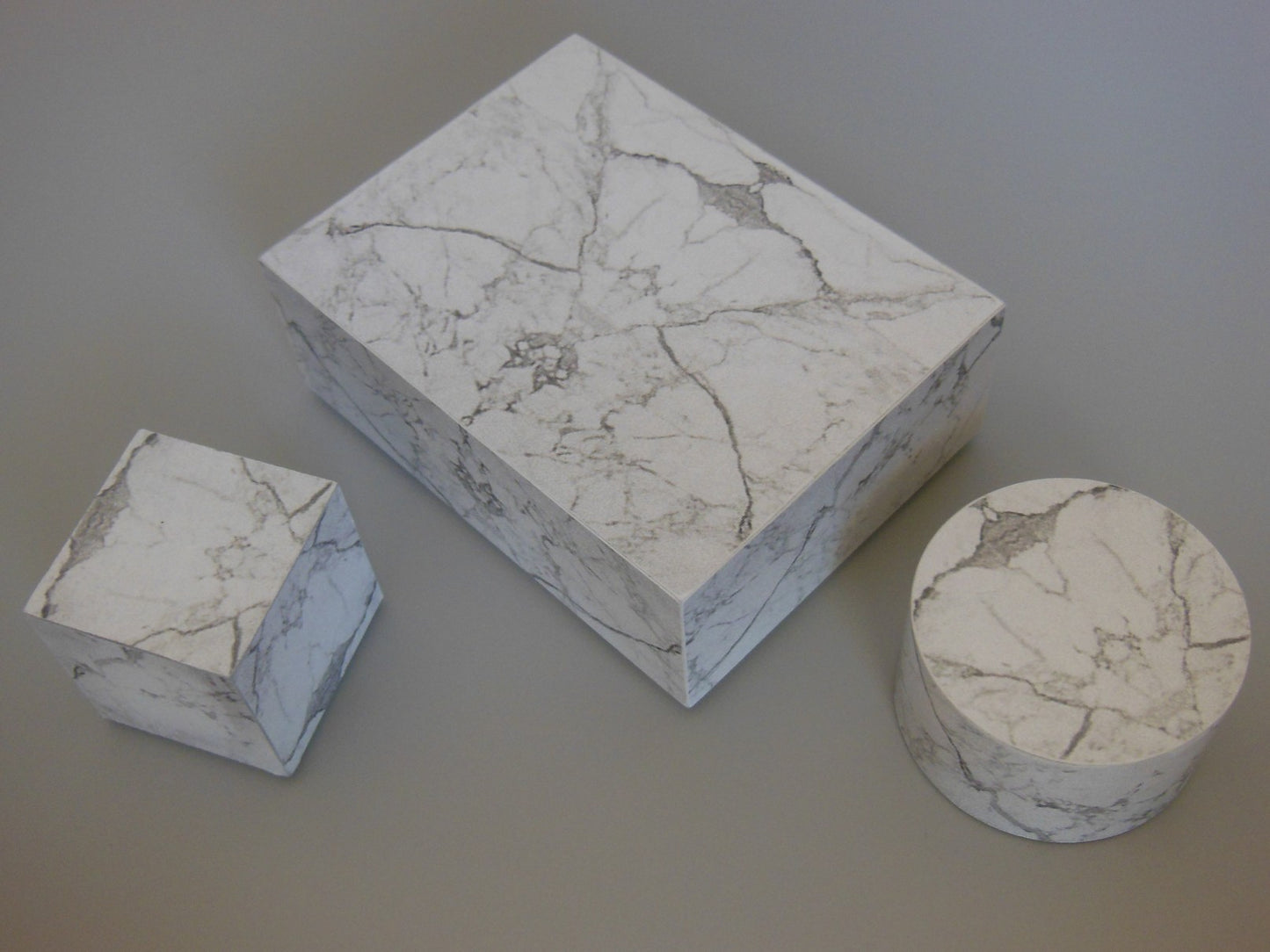 Marble Square Cube Table