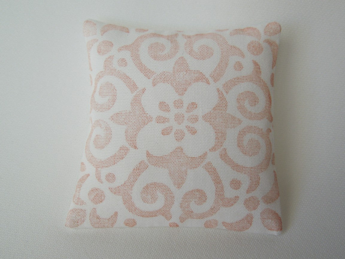 Papaya Batik Large Square Pillow