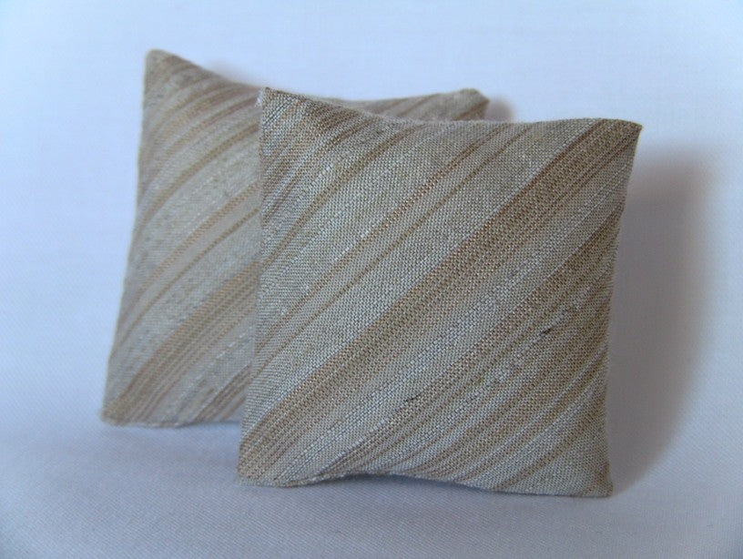 Cafe Stripe Large Square Pillow