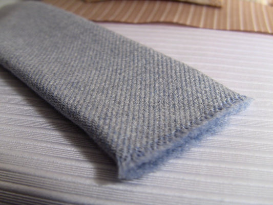 Cashmere Blue-Gray Throw