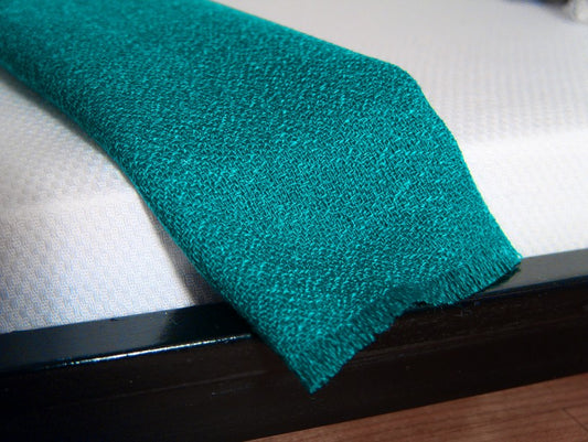 Linen Teal Throw