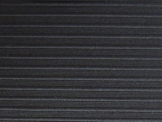 Black Ribbed Stripe Duvet