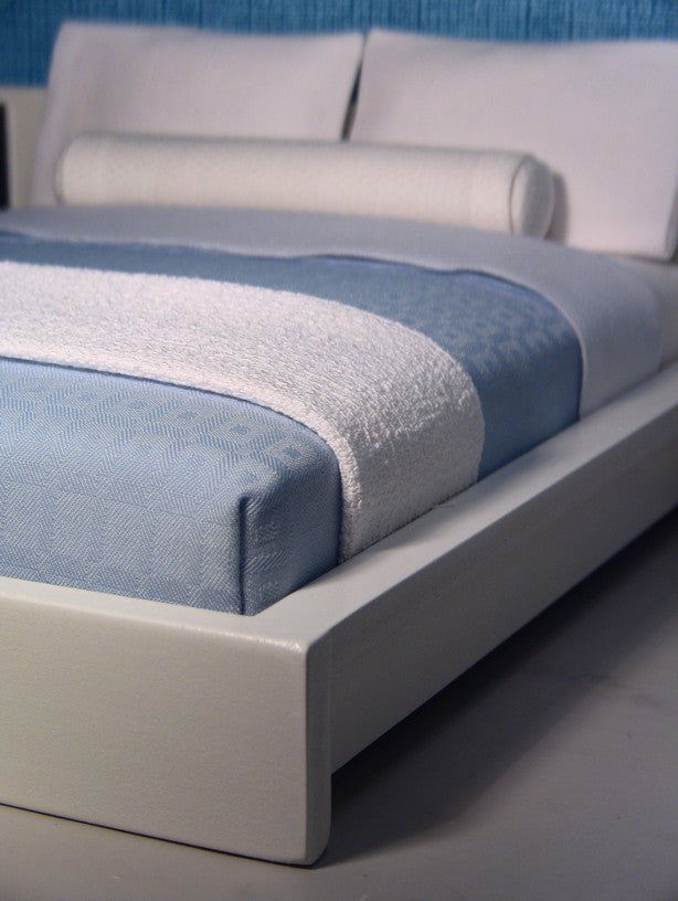 Light Blue Check Duvet