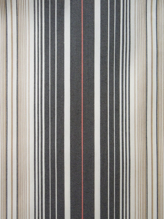 Gray / White / Red Striped Duvet