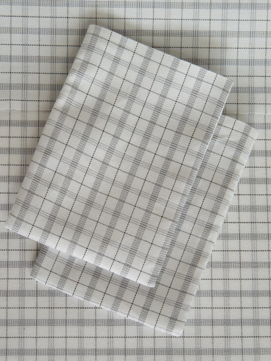 Black White Checked Sheet Set