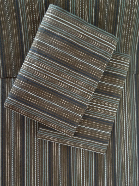 Brown Multi Stripe Sheet Set