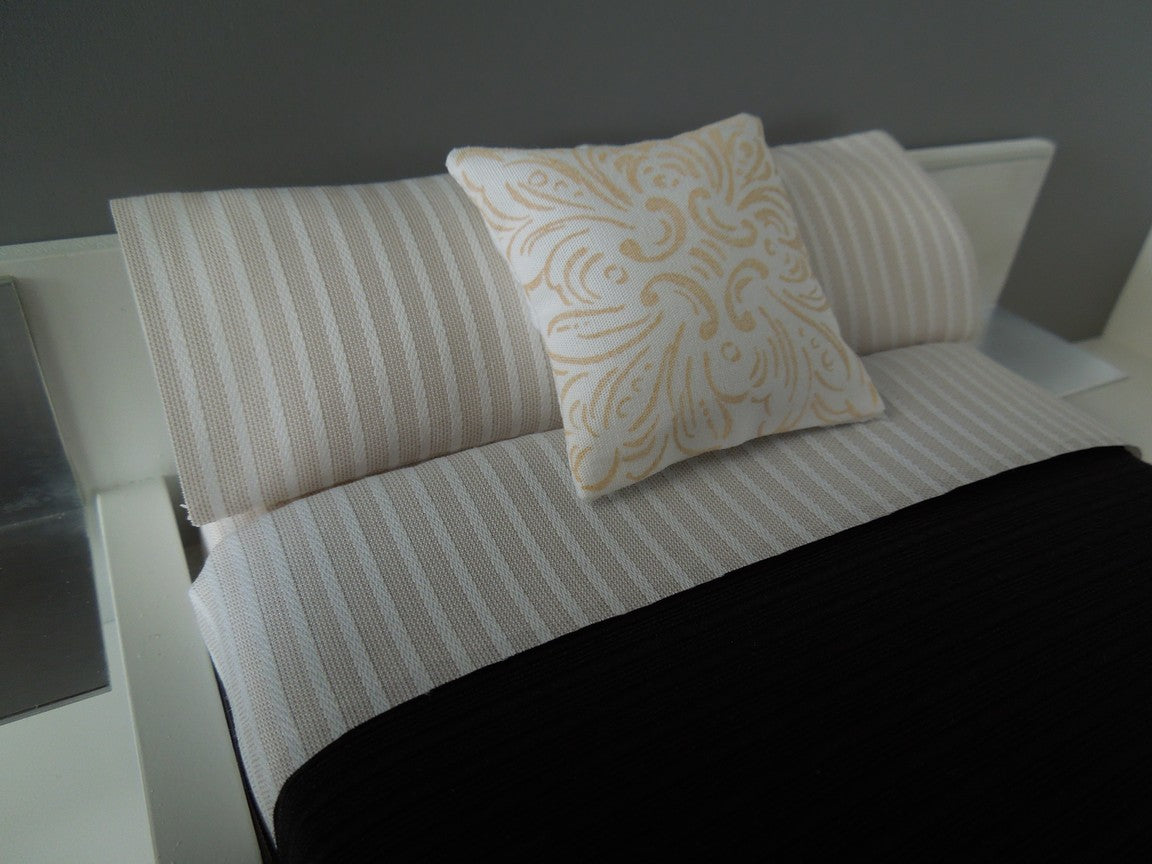 Cream Stripe Sheet Set