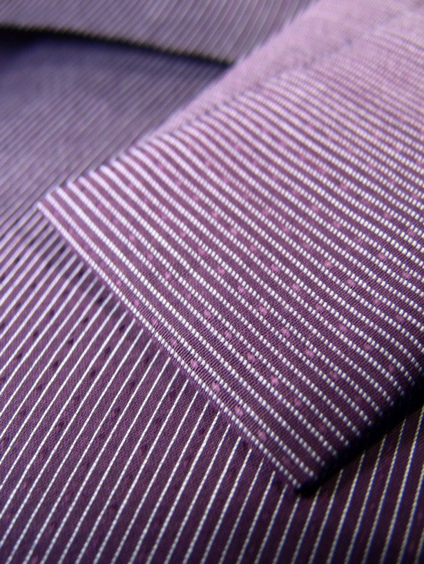 Plum Stripe Sheet Set