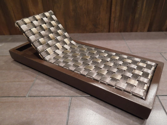 Cancun Chaise - Bronze on Espresso Base