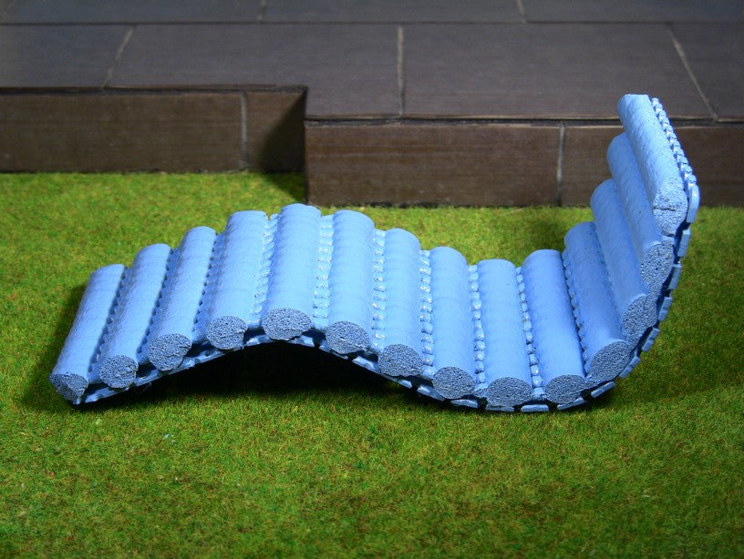 Ribb Chaise in Blue