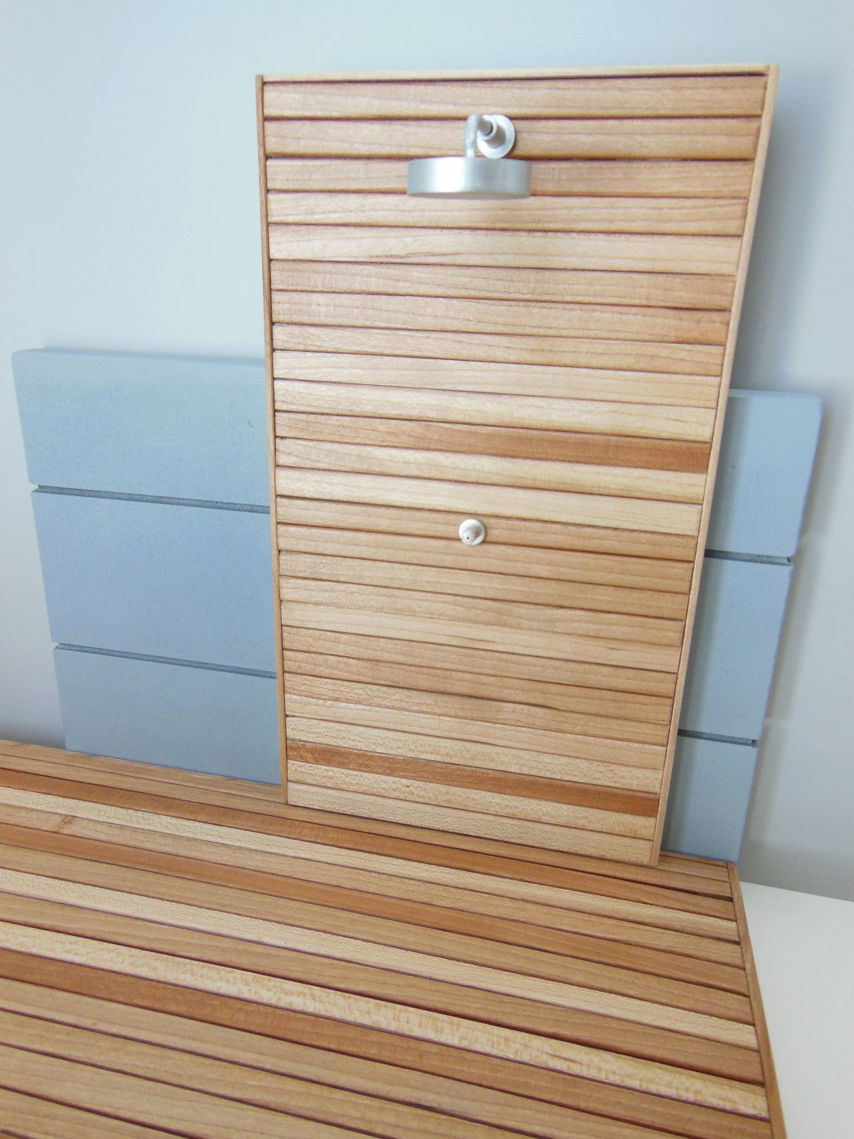 Outdoor Deck in Cherry with Shower