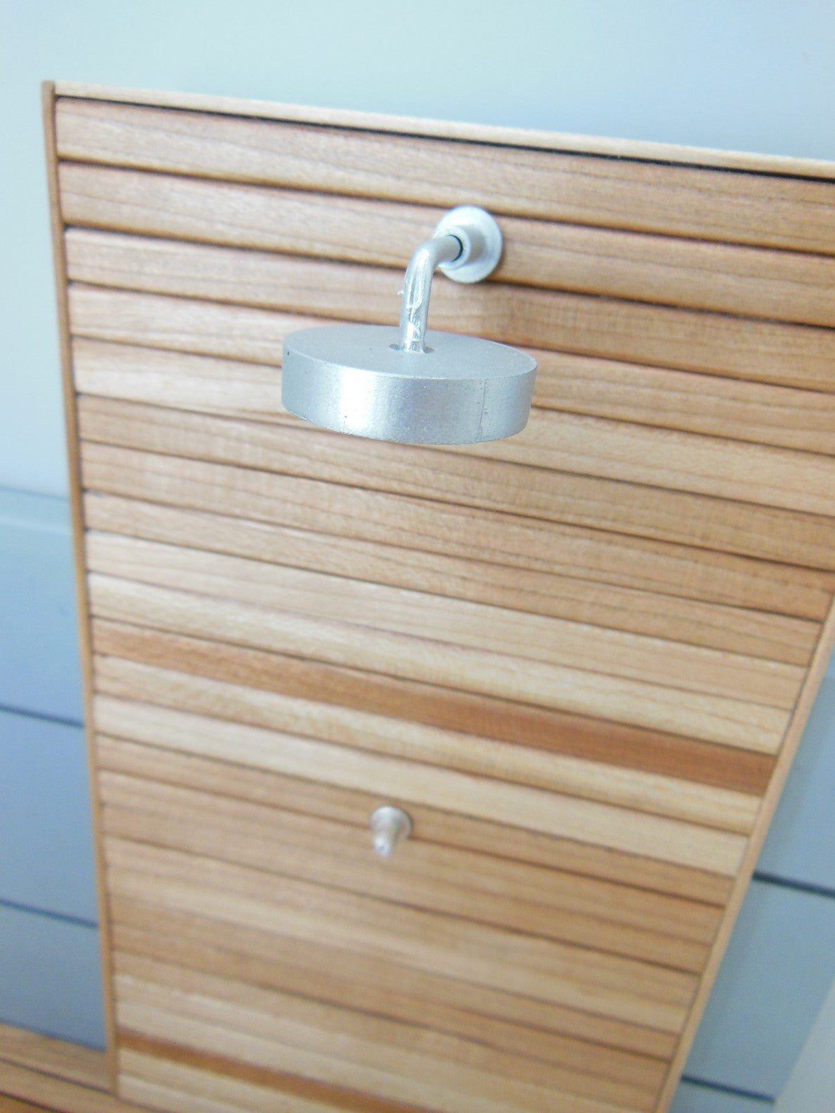 Outdoor Deck in Cherry with Shower