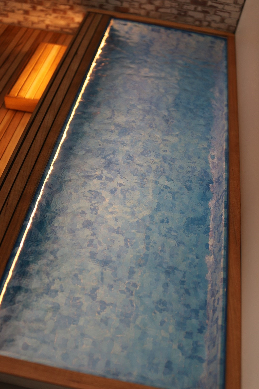 Pool with Deck and Lighting