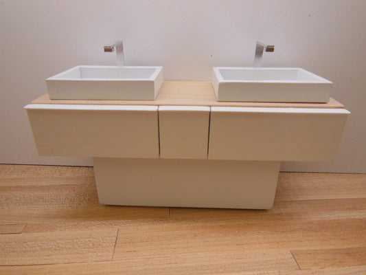 Dual Vanity Cabinet Only