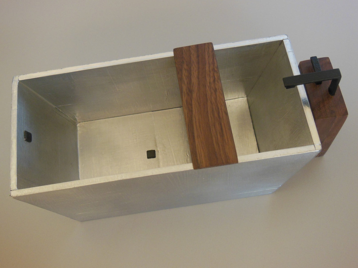 Adagio Aluminum Tub with Walnut Spigot