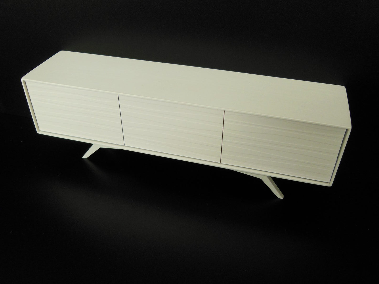Emerson 3 Door Console in White