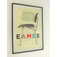 Eames Chair Print (Medium) Black Frame