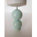 Chloe Blue Table Lamp with White Shade