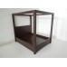 Devon Canopy Bed in Espresso