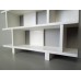 Vendi 2 Tier Bookcase in White