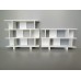 Vendi 2 Tier Bookcase in White