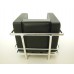 Le Corbusier Petit Lounge Chair Stock Black