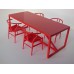 Wishbone Chair - Red with Red Seat