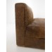 Preston Two Arm Chaise in Vintage Brown