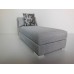 Preston One Arm Chaise in Gray