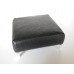 Ottoman in Black Croc Leather