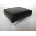 Ottoman in Black Croc Leather