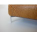 Ottoman in Ochre Croc Leather