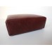 Mahogany Leather Ottoman