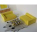 Uno Sofa in Canary Yellow - Left Arm