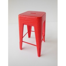 Tolix Stool in Red