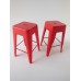 Tolix Stool in Red