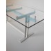 Trellis Dining Table in Blue/White